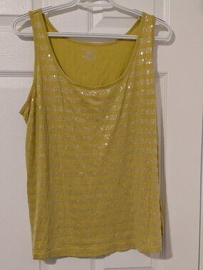 Lane Bryant sequined tank top size 14-16